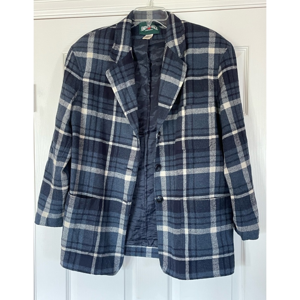 Vintage American Eagle Outfitters Plaid Jacket, Size Medium